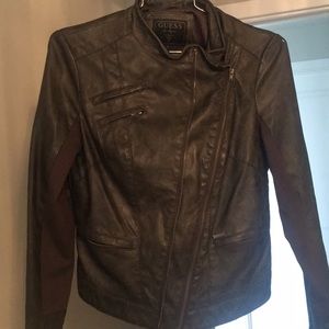 Black leather jacket!